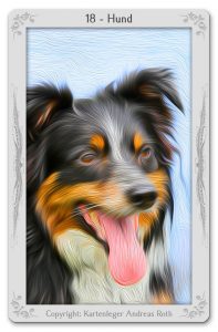 lenormand karte der hund