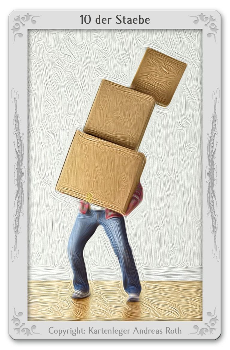 Tarotkarte Acht der Stäbe Bedeutung, Kombinationen, Deutung • Andreas Roth