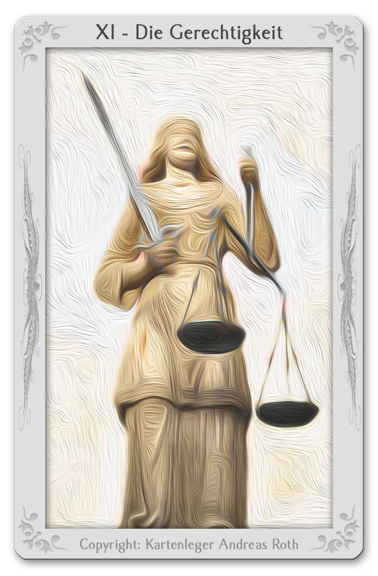 Tarotkarte Die Gerechtigkeit: Bedeutung, Kombinationen, Deutung ...