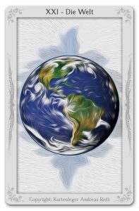 tarotkarte 21 die welt